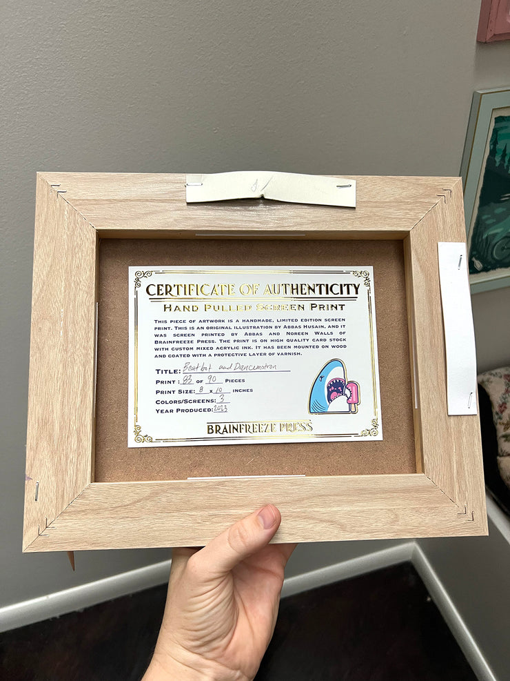 Framed Beatbot and Dancemotron