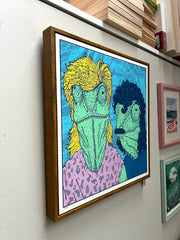 Framed Daryl and John - large