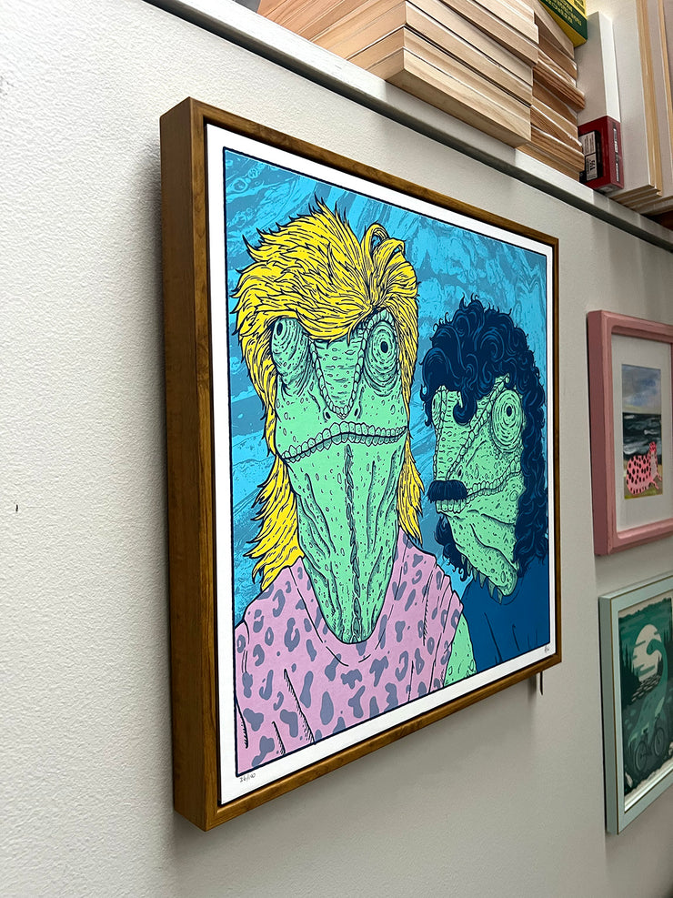 Framed Daryl and John - large