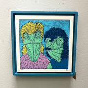 Framed Daryl and John - small