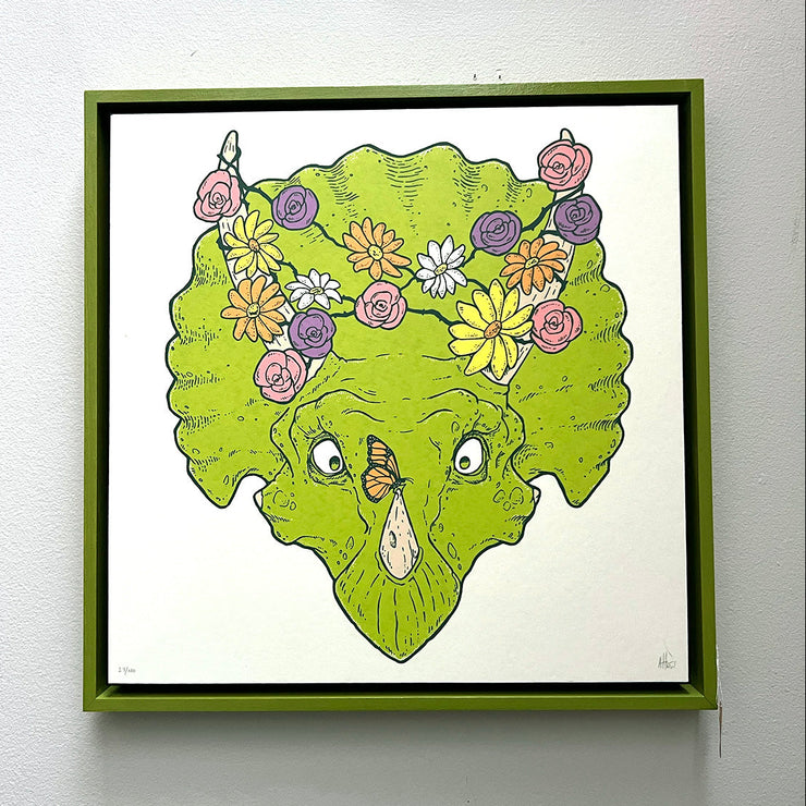 Framed Flower Girl - large