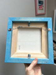 Framed Outside Cat - small