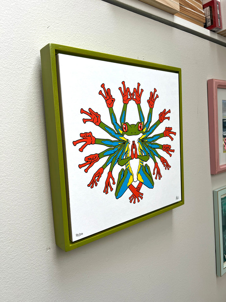Framed Peace Frog