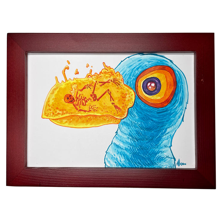 Original Framed Drawing Toucan't