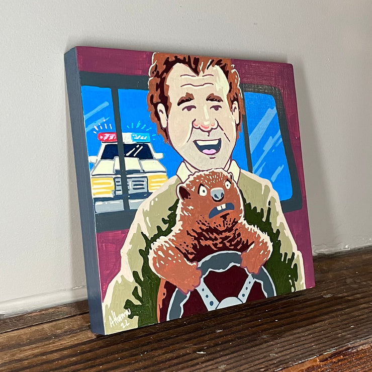 Original Painting DON'T DRIVE ANGRY