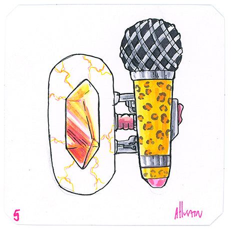 Relic #5 The Magic Mic Original Drawing