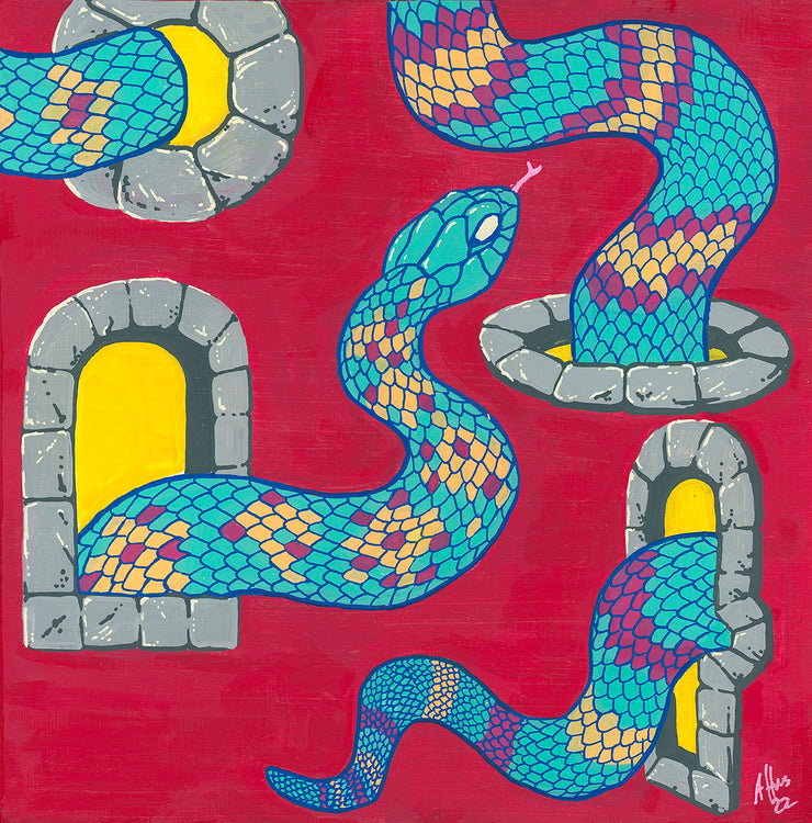 Slither In Giclée Print
